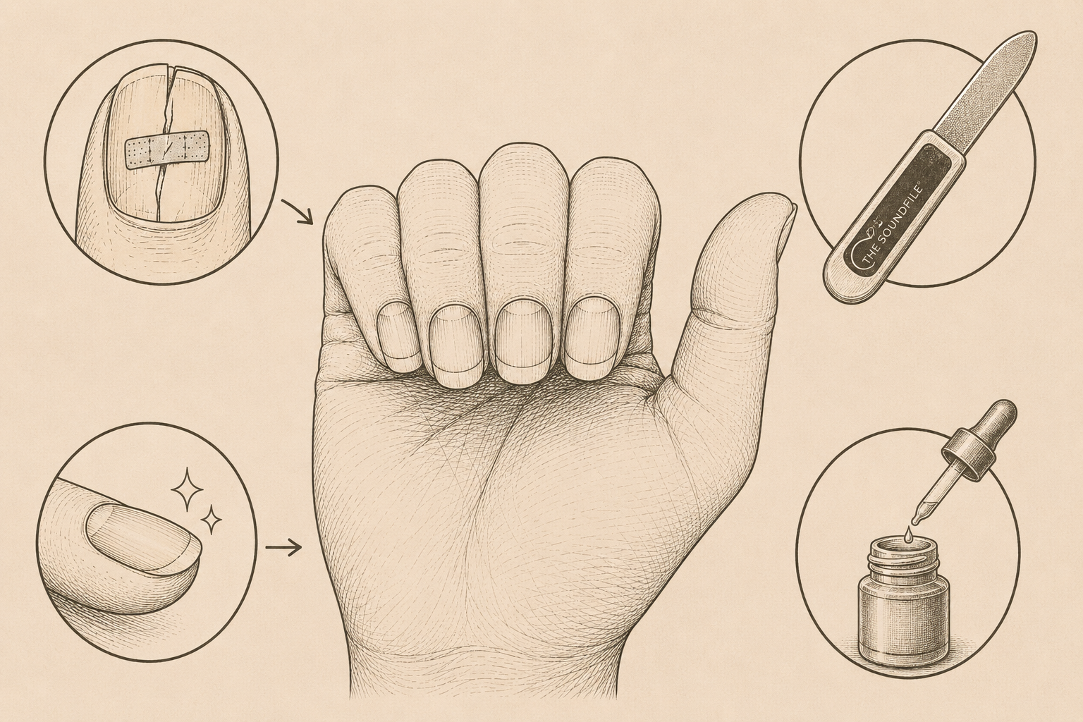 How to Stop Weak Nails From Splitting