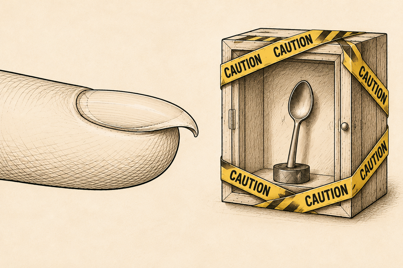 The Forbidden Spoon Hack: How to Fix a Hook-Shaped Nail